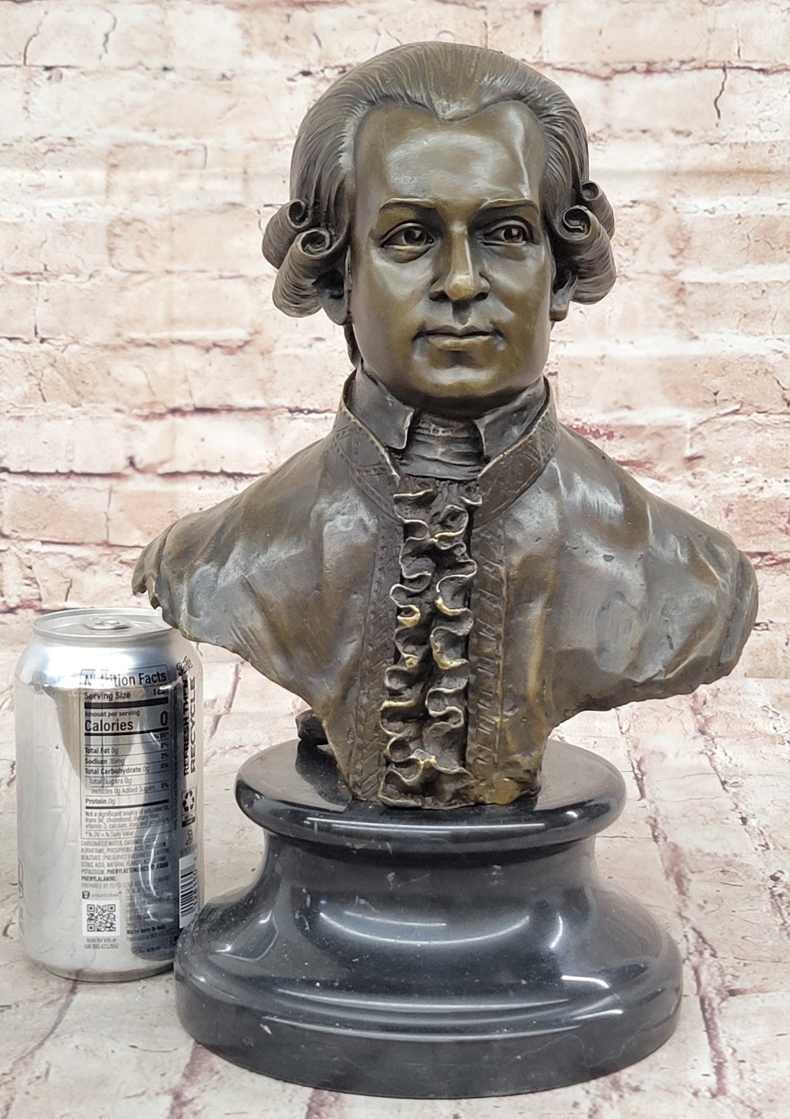 MOZART The Magic MUSIC Playing Piano Sculpture Statue Bronze Hot Cast Figurine