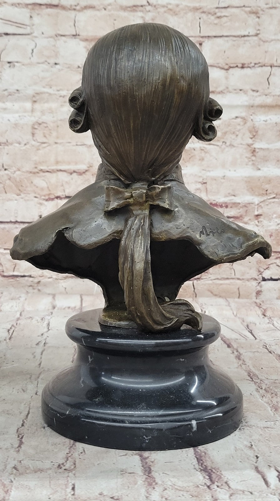 MOZART The Magic MUSIC Playing Piano Sculpture Statue Bronze Hot Cast Figurine