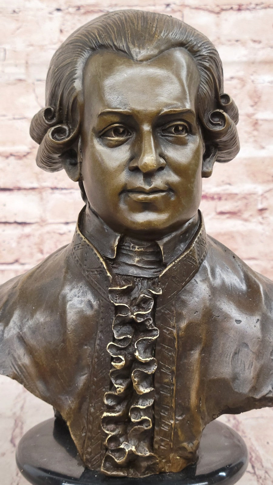 MOZART The Magic MUSIC Playing Piano Sculpture Statue Bronze Hot Cast Figurine