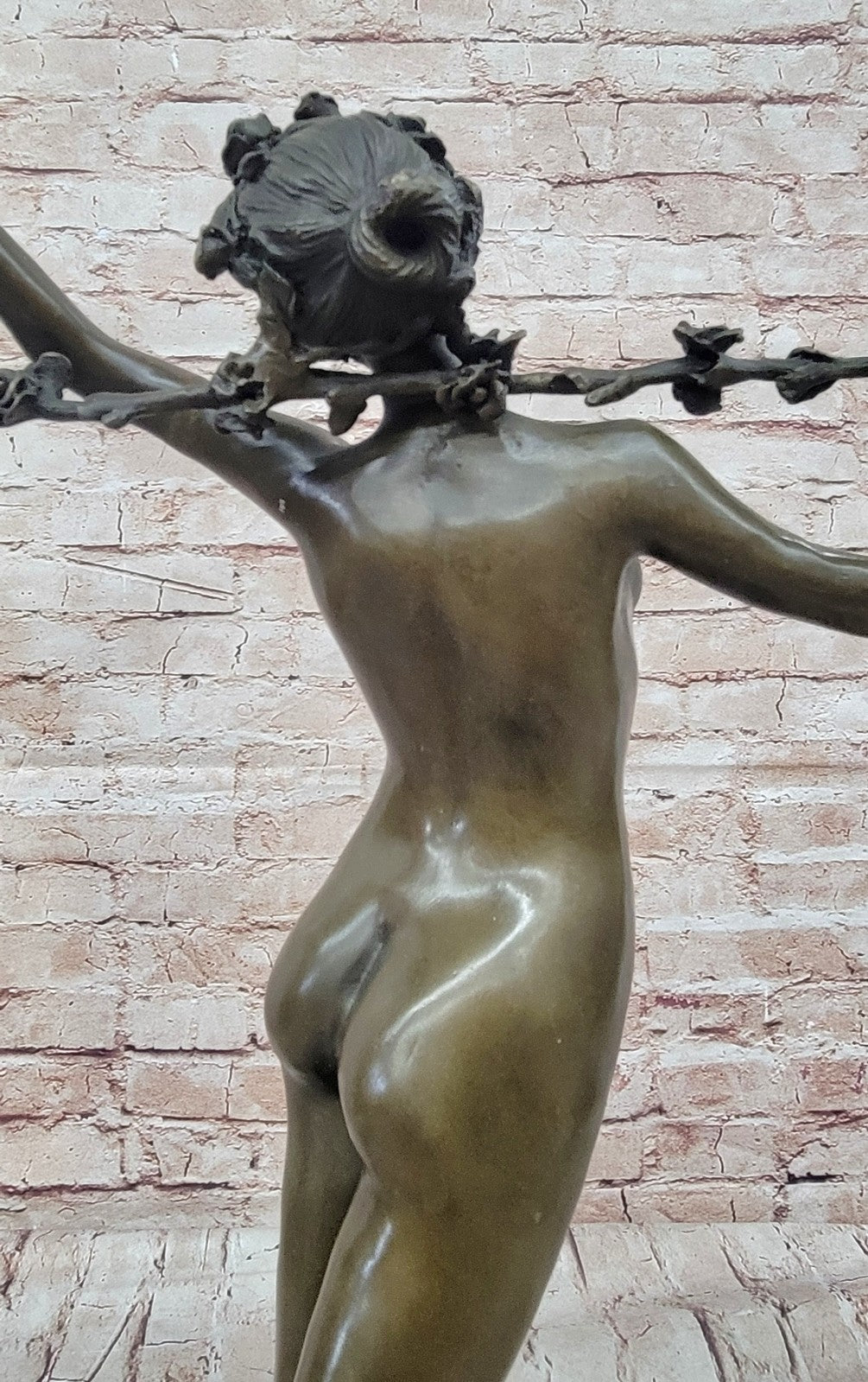 Art Deco Original Vitaleh Nude Dancer Hot Cast Museum Quality Artwork Figurine