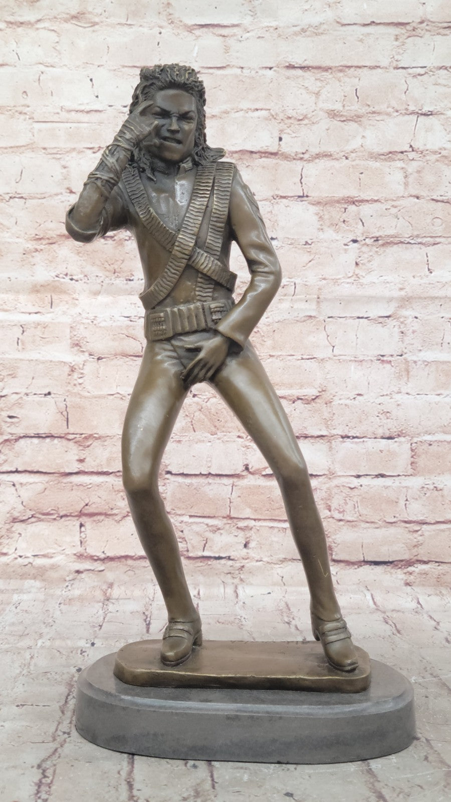 Handcrafted Museum Quality Jackson Five Solid Bronze Sculpture Home Decor