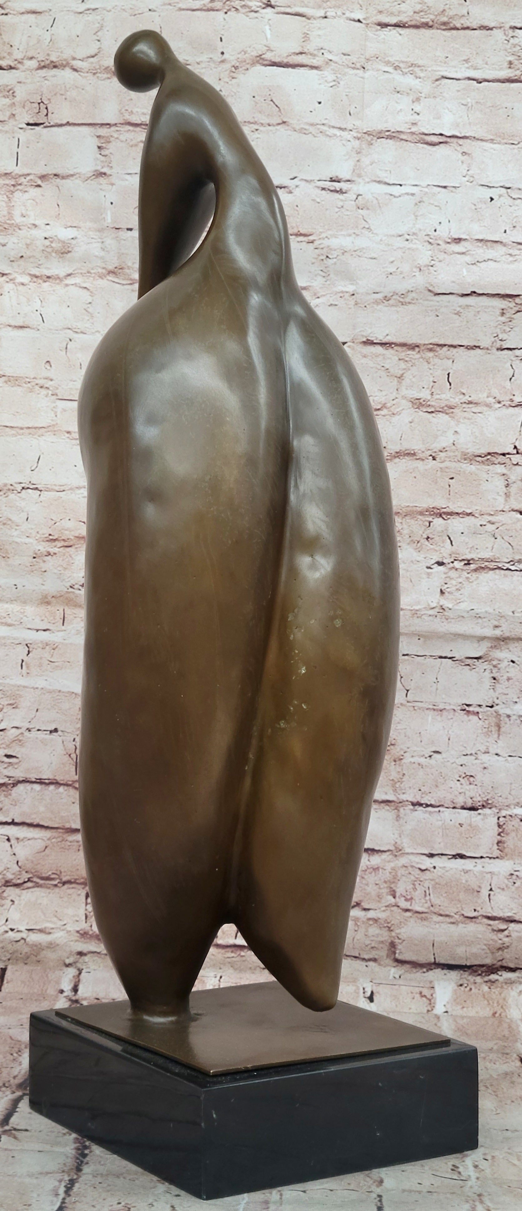 Abstract Nude Woman Signed Original Milo Bronze Sculpture Hot Cast Figurine