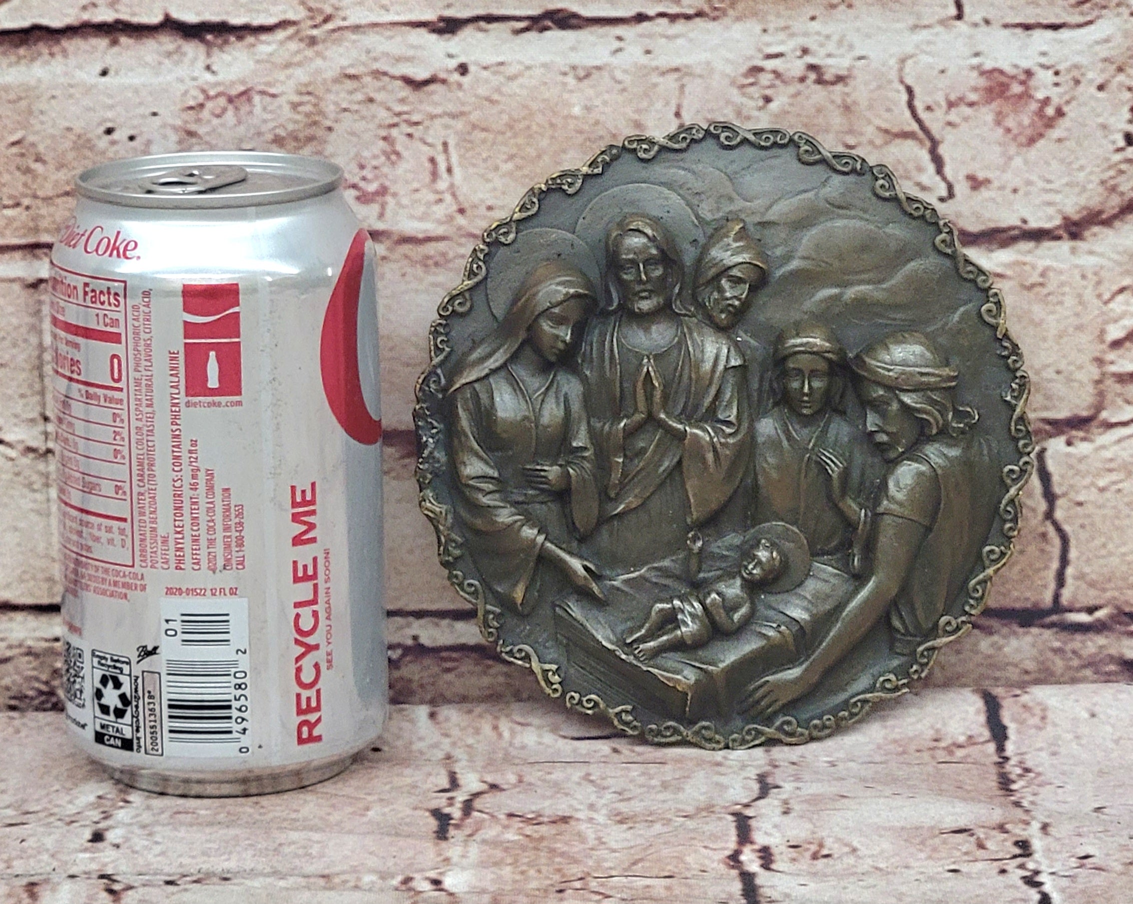 Handcrafted bronze sculpture SALE Jesus Cast Hot Style Modern Nativity Genesis