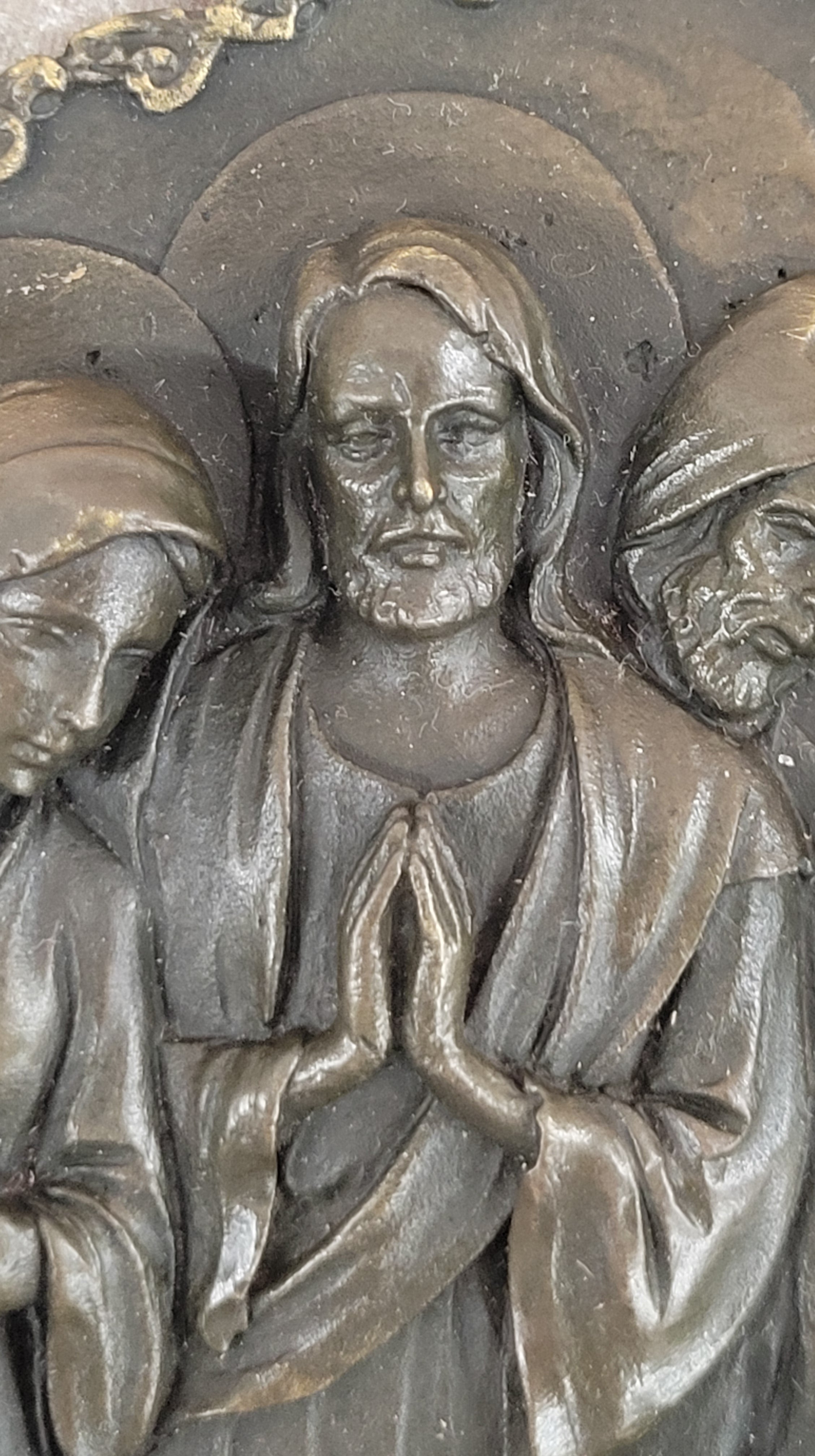 Handcrafted bronze sculpture SALE Jesus Cast Hot Style Modern Nativity Genesis