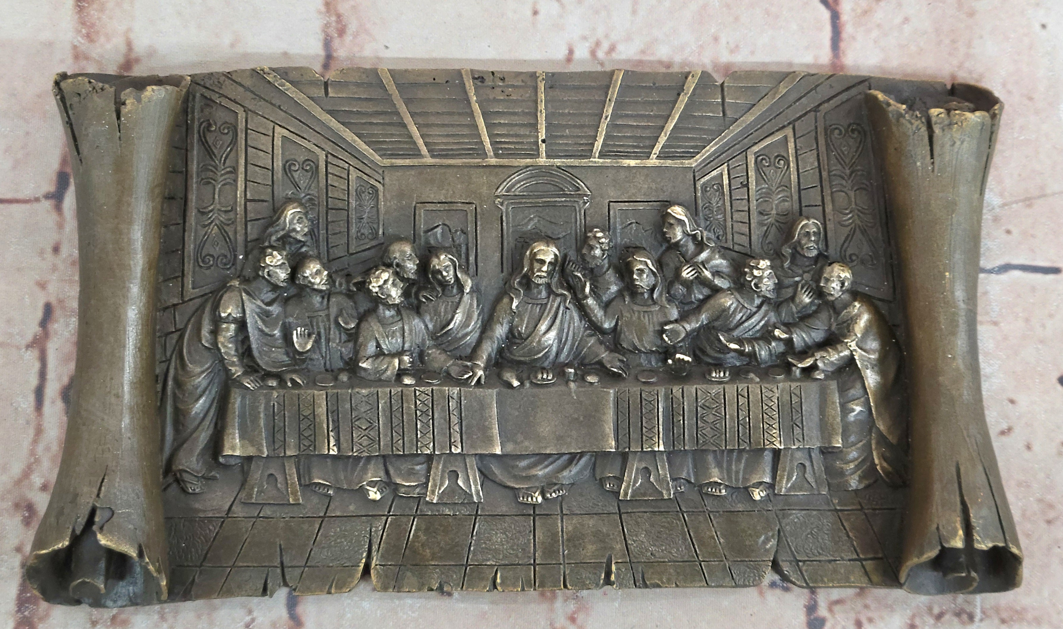NEW European Finery Collection Designs The Last Supper Bronze Figurine Statue