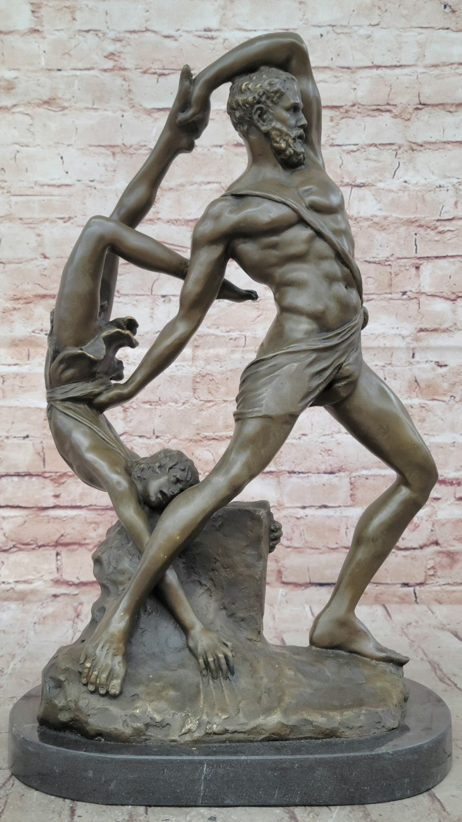 Signed Original Aldo Vitaleh Greek God Wrestling Hot Cast Classic Artwork Figure