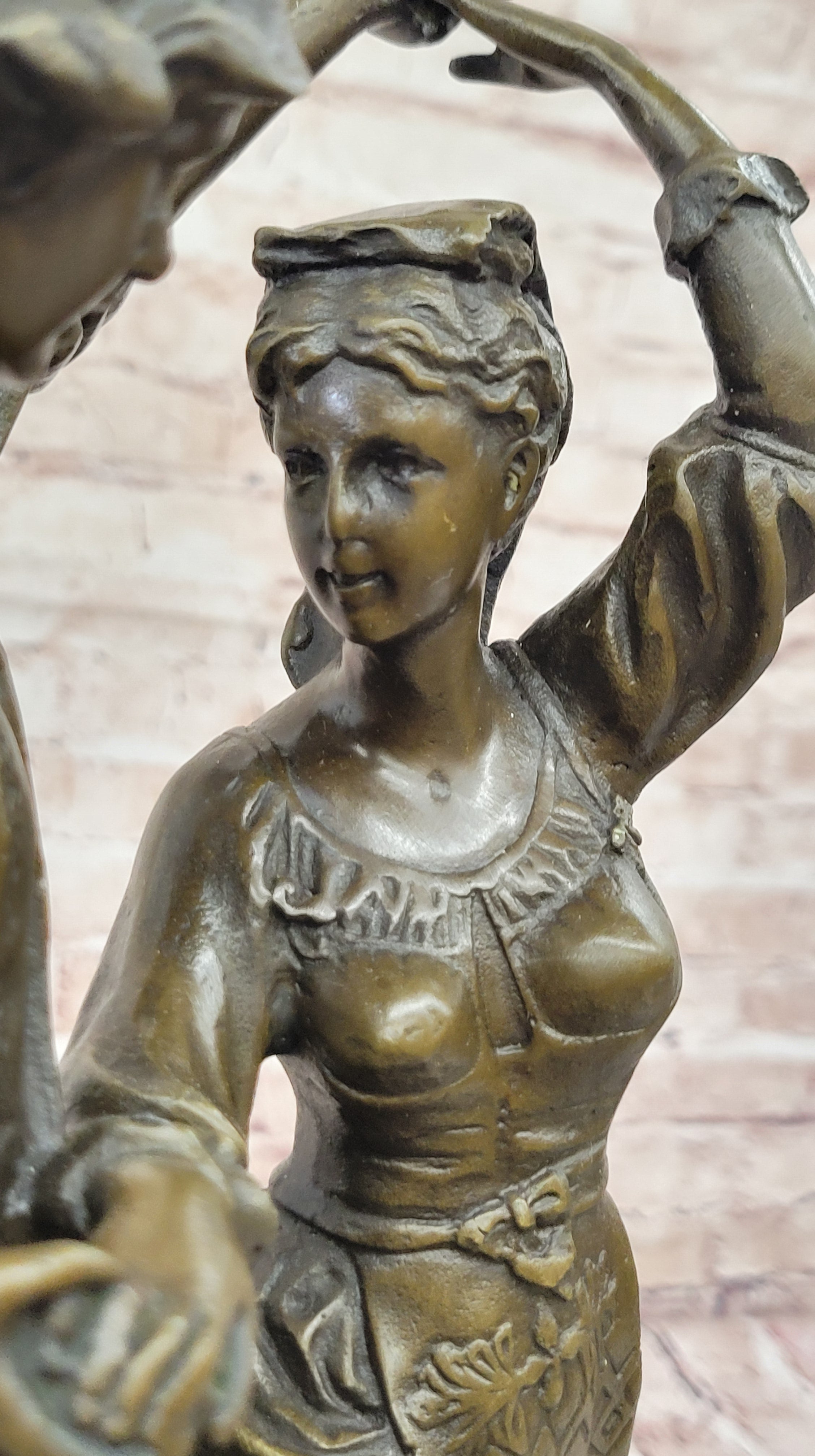 Romantic Bronze Sculpture Statue Romeo and Juliet Signed Milo Valentine Gift