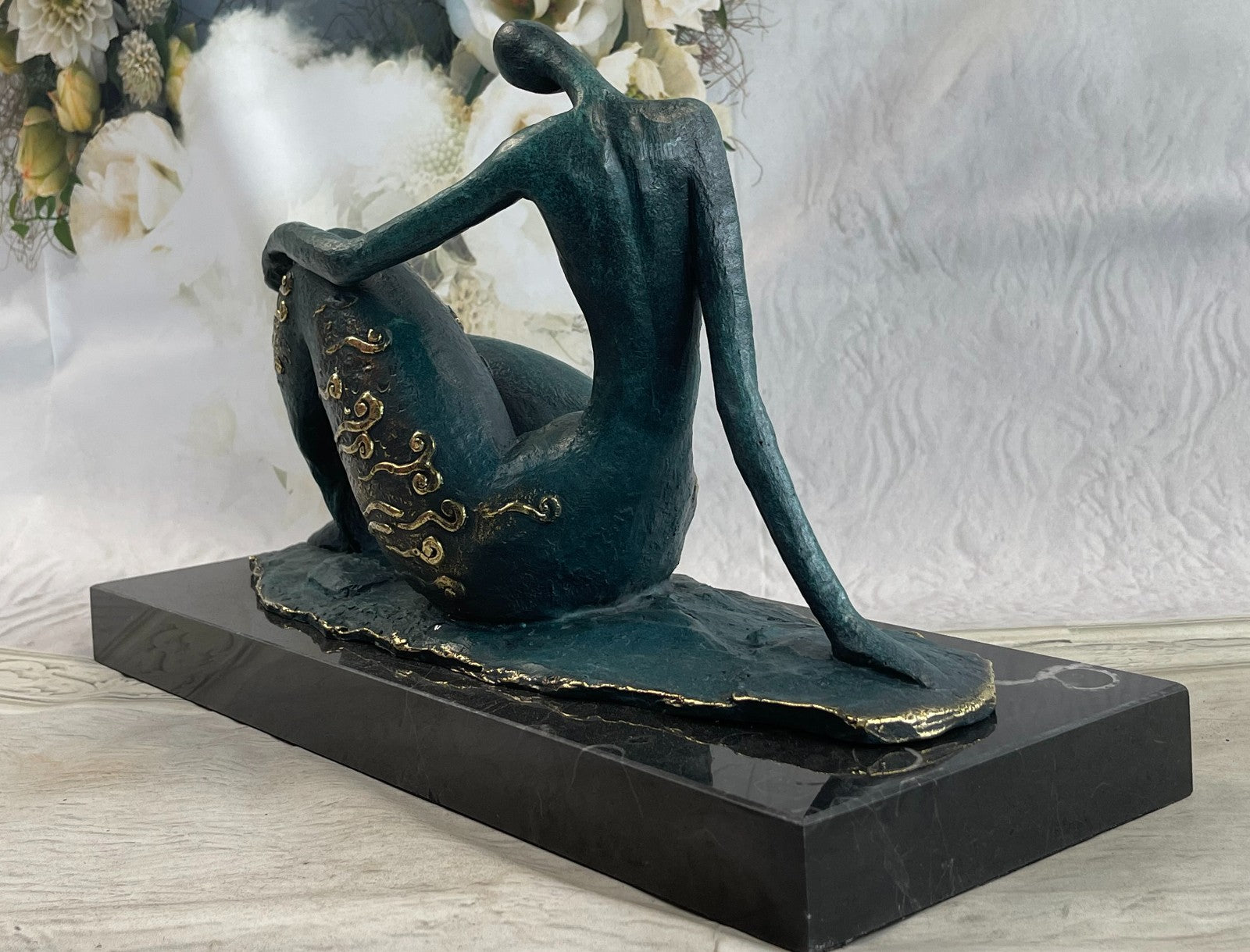 COLLECTIBLE BRONZE SCULPTURE STATUE Erotic Large Original Milo Nude Female Sale
