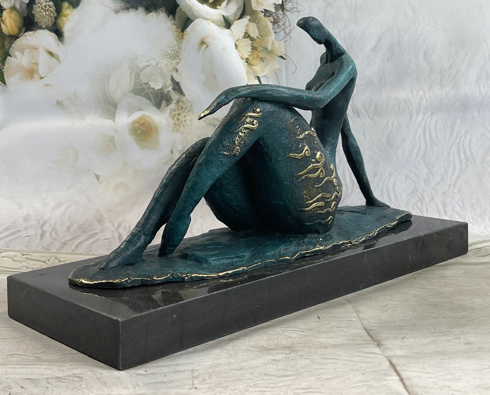 COLLECTIBLE BRONZE SCULPTURE STATUE Erotic Large Original Milo Nude Female Sale