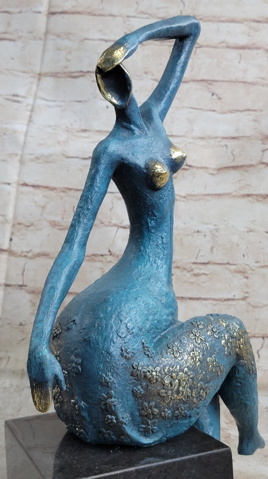 ABSTRACT SOLID BRONZE*DANCER*SCULPTURE FRENCH MILO MID CENTURY MODERNIST SALE