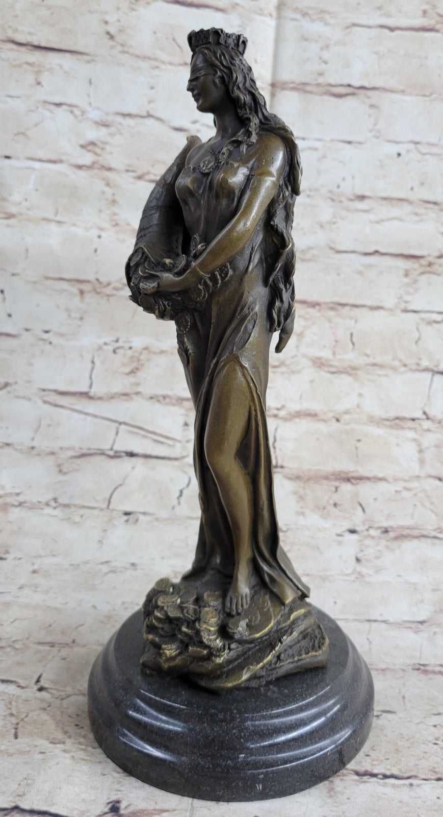 Bronze Sculpture Guardian Angel Bas Relief Protector Religious Belief Statue Dec