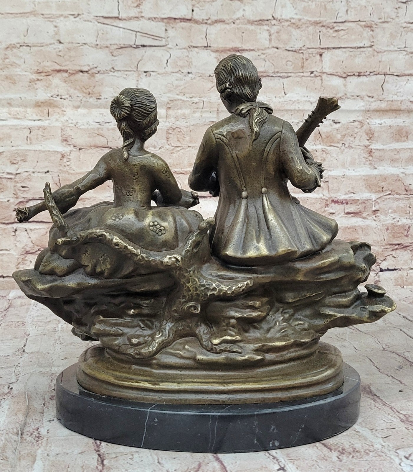 Handcrafted Museum Quality Classic Victorian Style Couple Valentine Day Gift