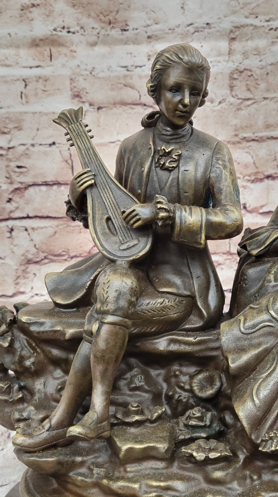 Handcrafted Museum Quality Classic Victorian Style Couple Valentine Day Gift