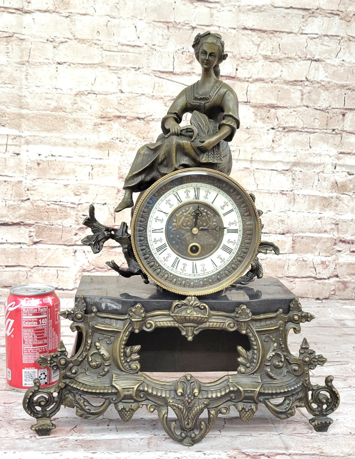 Magnificent Prize Winning Ormolu/Bronze Clock By "Moreau " French Artist Statue