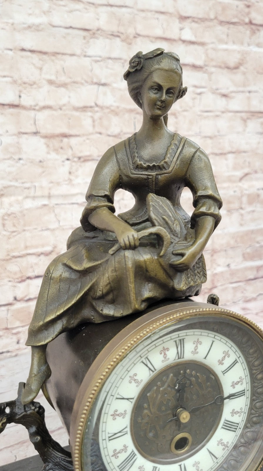 Magnificent Prize Winning Ormolu/Bronze Clock By "Moreau " French Artist Statue