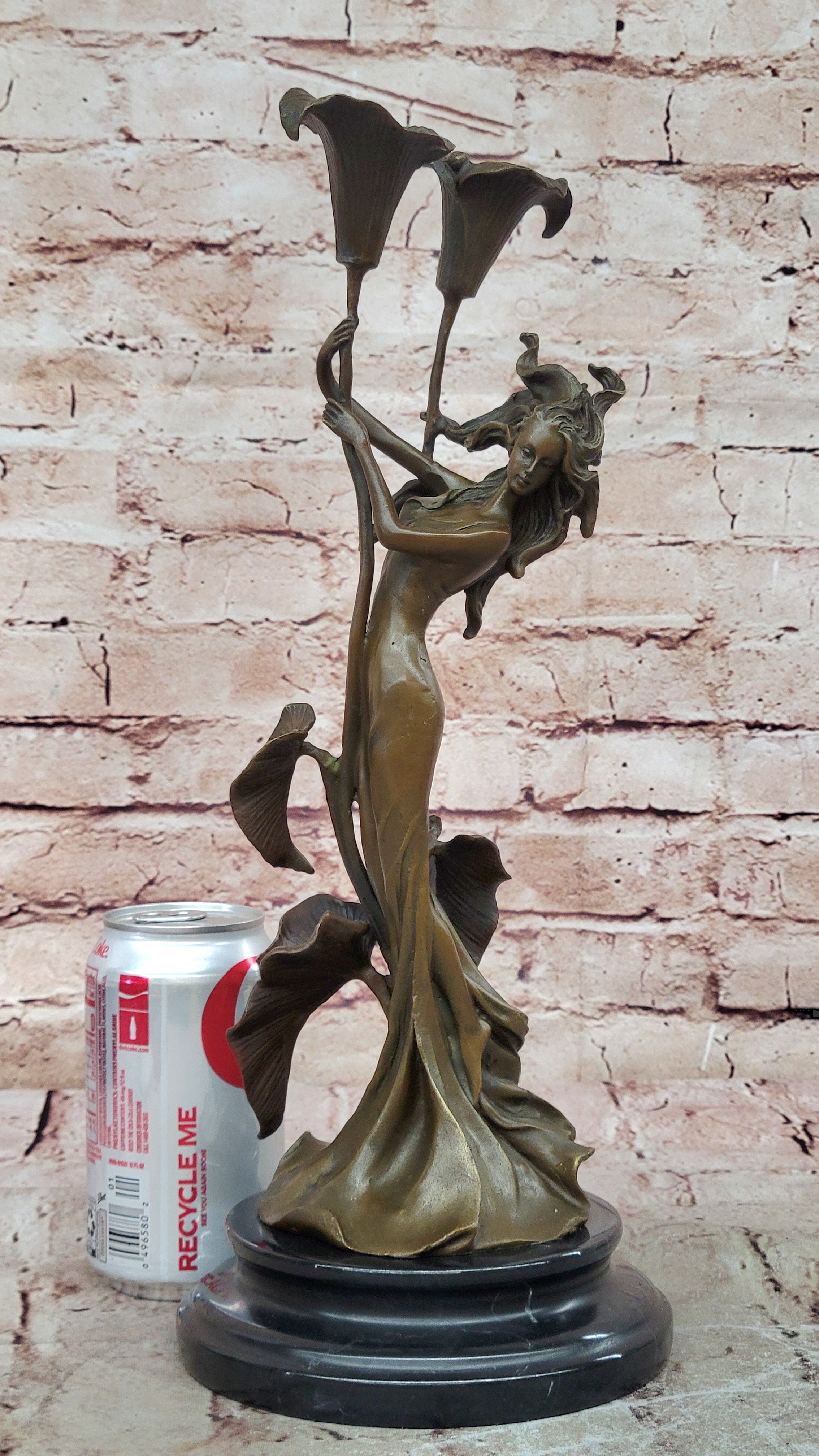 Fine Art Bronze Statue of Goddess Beauty Collectible Figurine Gift