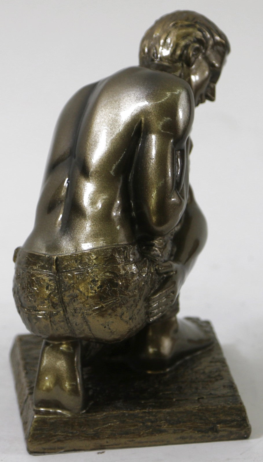 Thoughtful Man Bronze Effect Figurine Home Office Decoration Decor Artwork