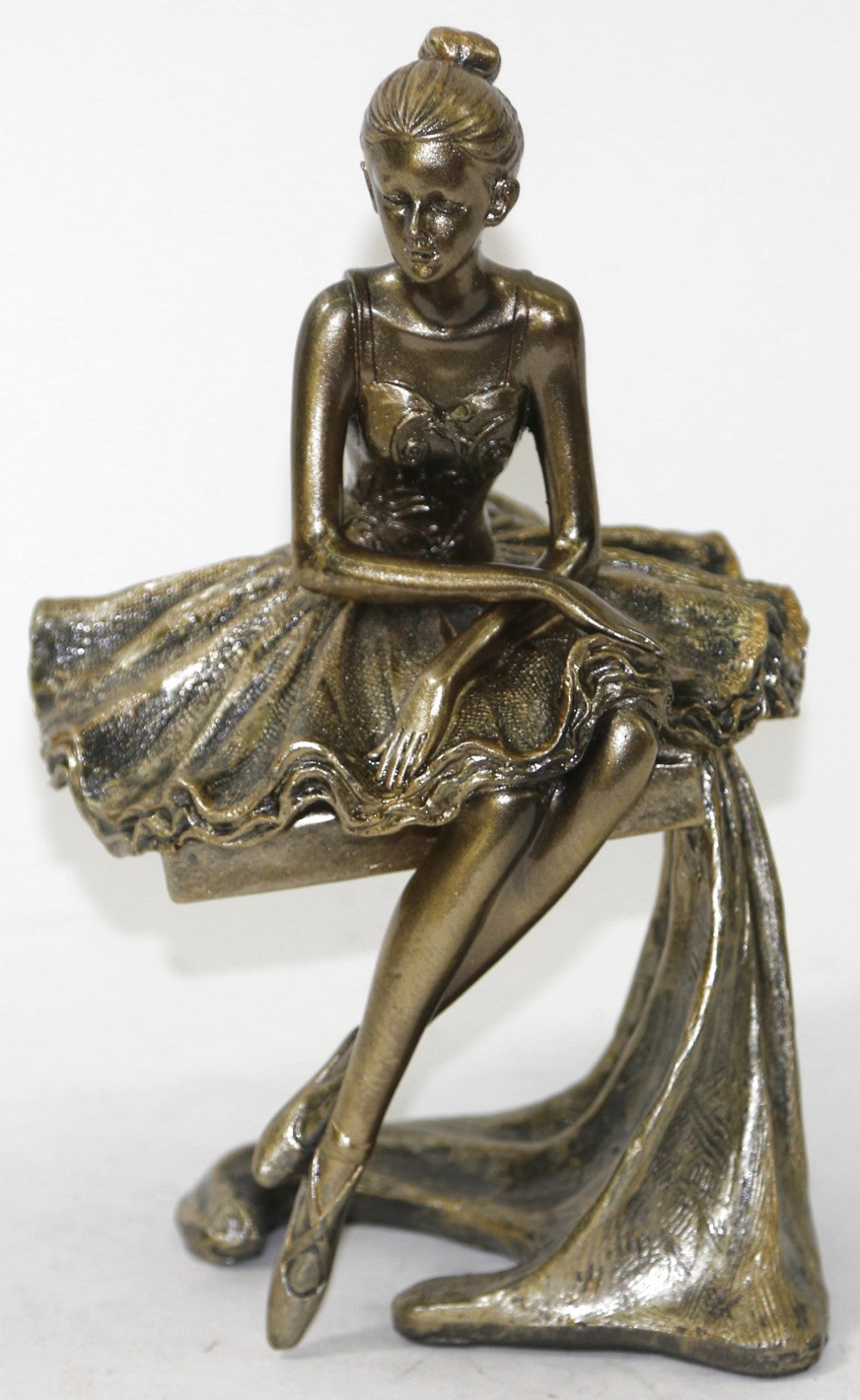 Fine cast bronze Large size Ballerina sculpture for stage decoration Sale