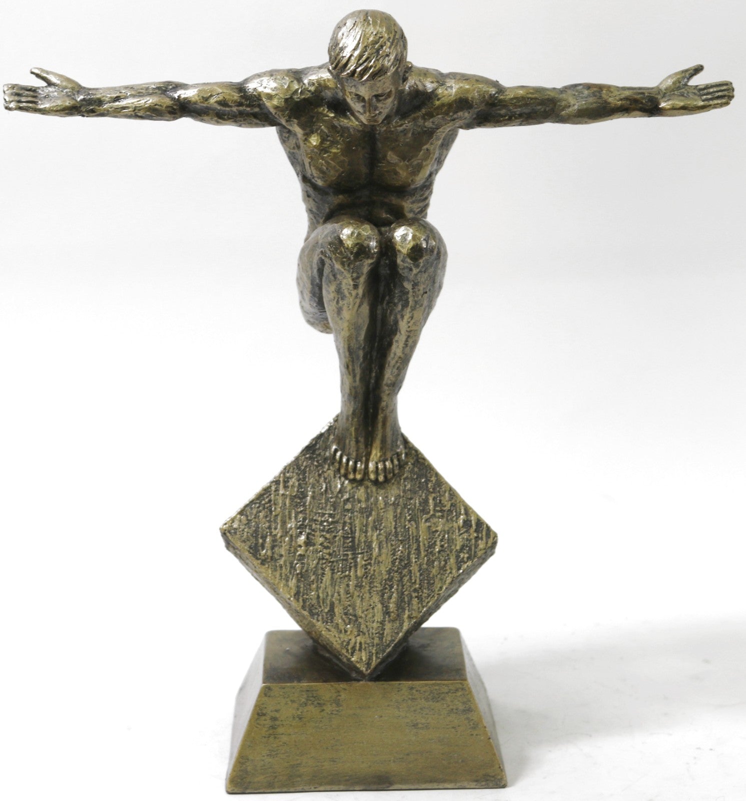 Male Diver Desk Top Art Sculpture - Made of Polyresin Home Decoration Sale