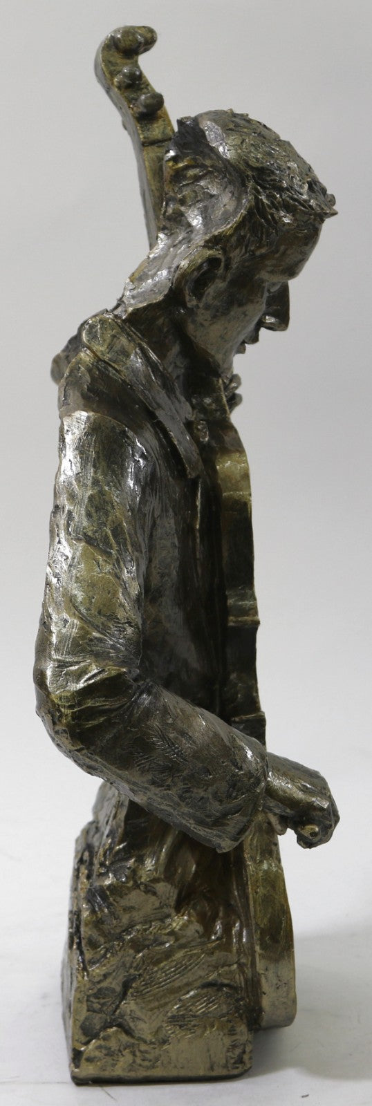 Cold Cast Bronze Violin Player Home Office Decoration Faste Shipping Artwork