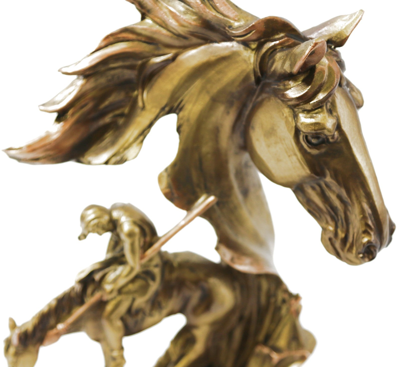 End of Trail Native American Statue - Bronzed Sculpture Home Office Decor Figure
