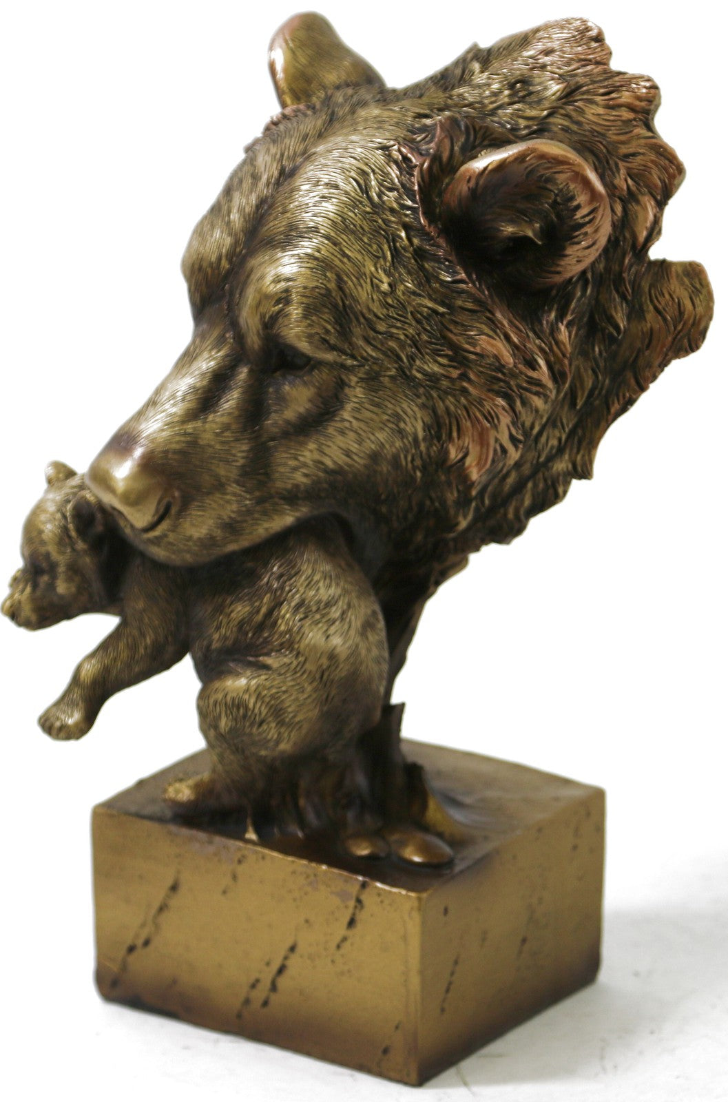 Black Bear Cub Wildlife Garden Statue Animal Statuary Sculpture Home Yard Decor