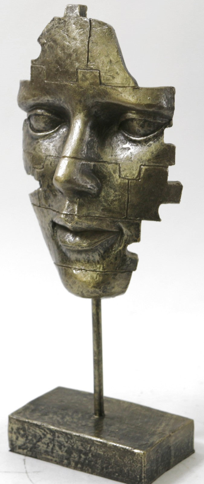 SPECTACULAR COLD CAST BRONZE SCULPTURES OF THE HUMAN FACES BY SALVADOR DALI FIGURINE FIGURE