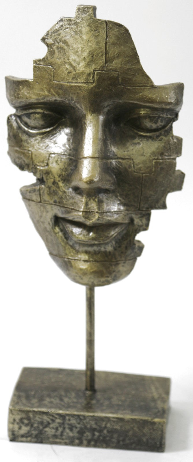 SPECTACULAR COLD CAST BRONZE SCULPTURES OF THE HUMAN FACES BY SALVADOR DALI FIGURINE FIGURE