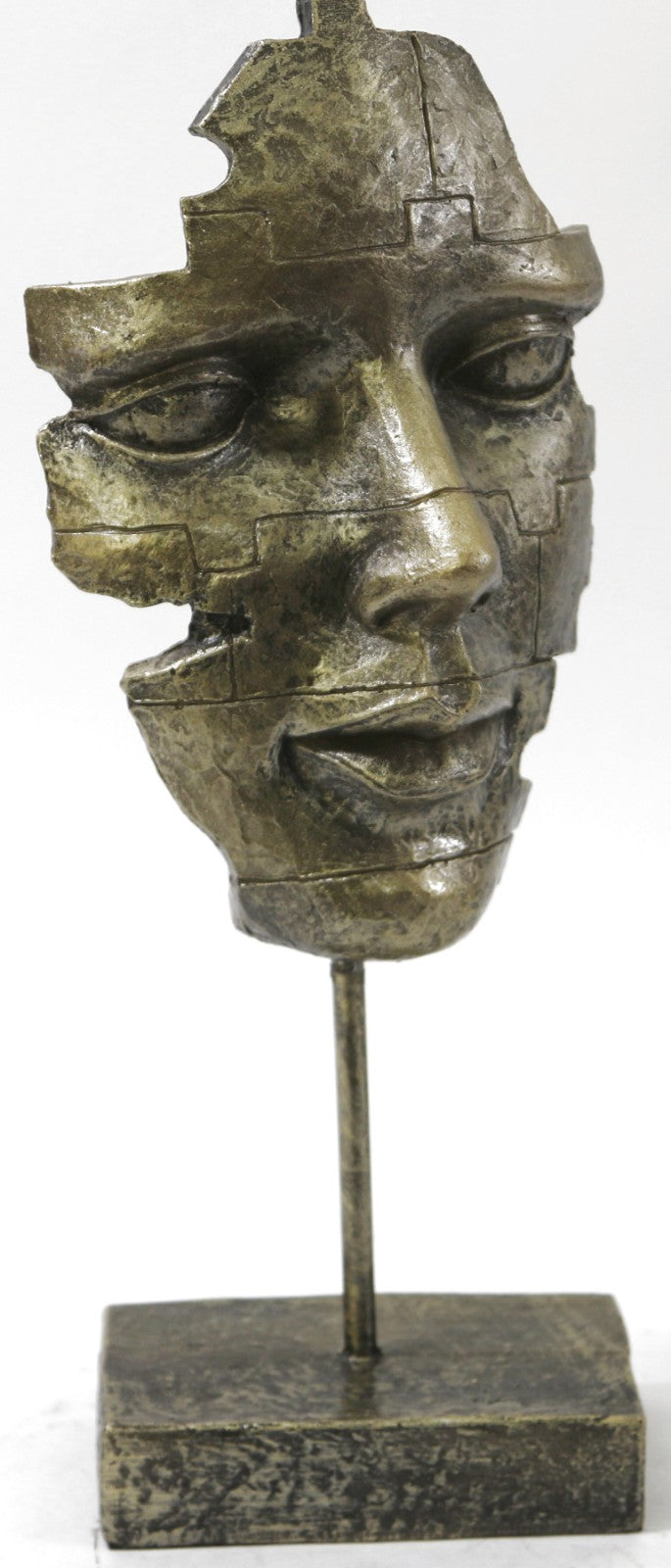 SPECTACULAR COLD CAST BRONZE SCULPTURES OF THE HUMAN FACES BY SALVADOR DALI FIGURINE FIGURE