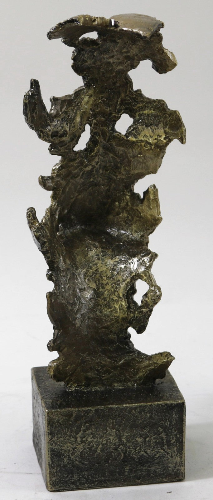 Modern design abstract Bronze effect head Bust sculpture face statue art