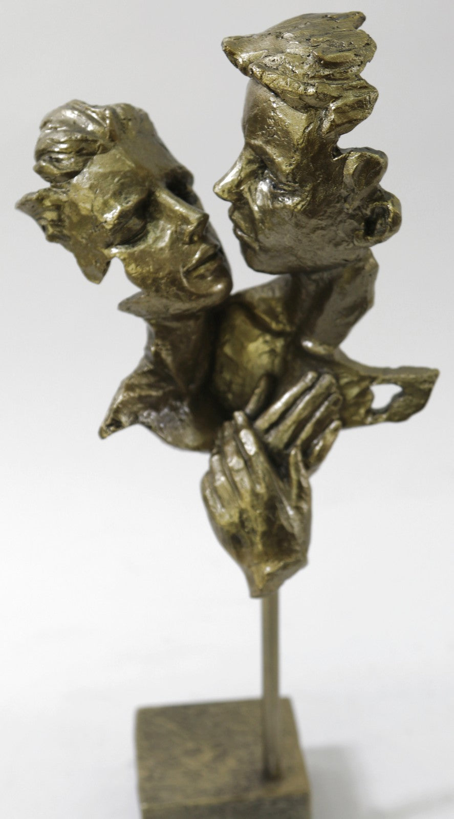 Bronze Effect Couple "Tender Embrace" Base Cold Casting Classic artwork Sale
