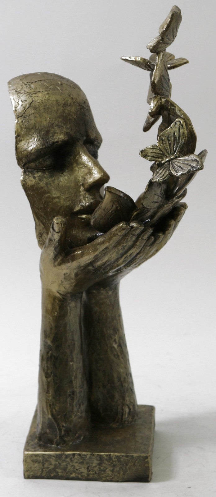 Hand Made Mask By Salvador Dali Statue Figurine Bronzed Sculpture Deal Gift