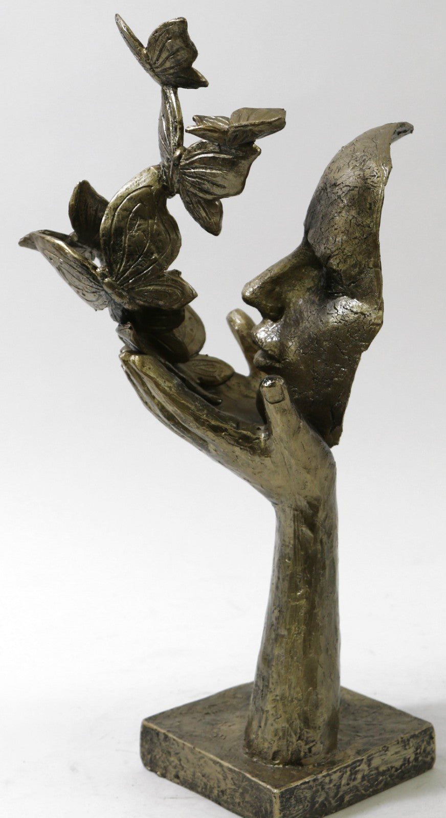 Hand Made Mask By Salvador Dali Statue Figurine Bronzed Sculpture Deal Gift