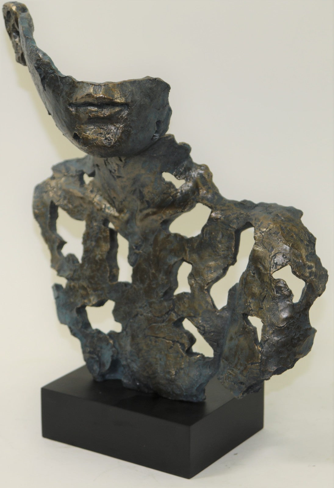 LARGE EUROPEAN RETRO STATUES LIVING ROOM ART DECOR SCULPTURE VINTAGE RESIN MASK FIGURINE