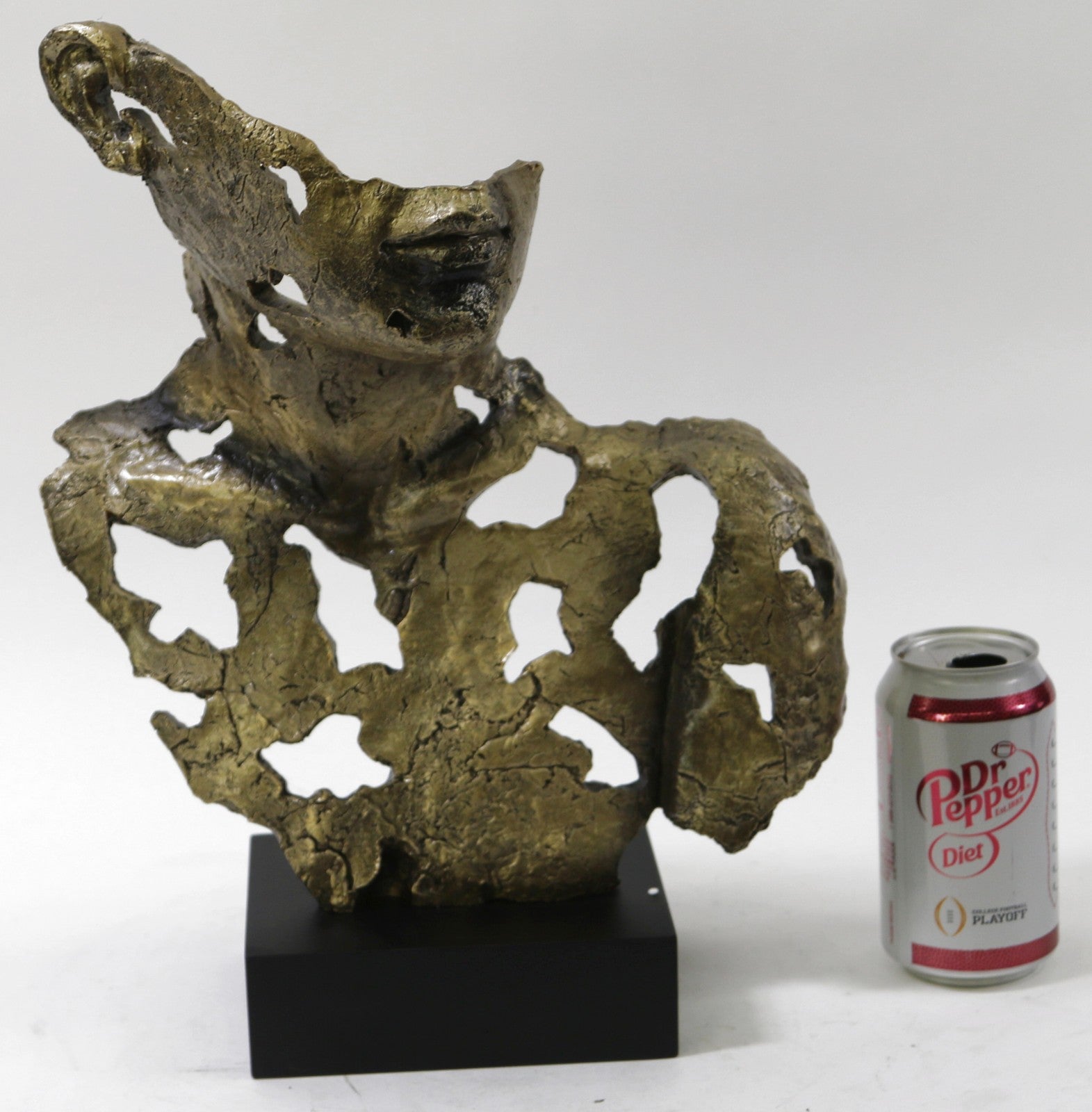 Nude Naked Erotic Male Man Bust Cold Cast Bronze Sculpture Art Deco Figurine Figure