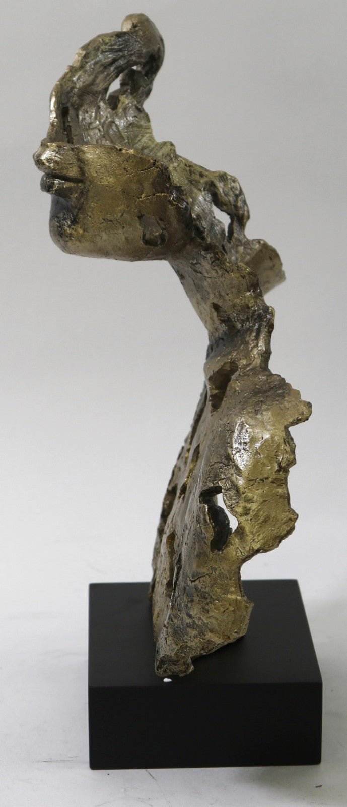 Nude Naked Erotic Male Man Bust Cold Cast Bronze Sculpture Art Deco Figurine Figure