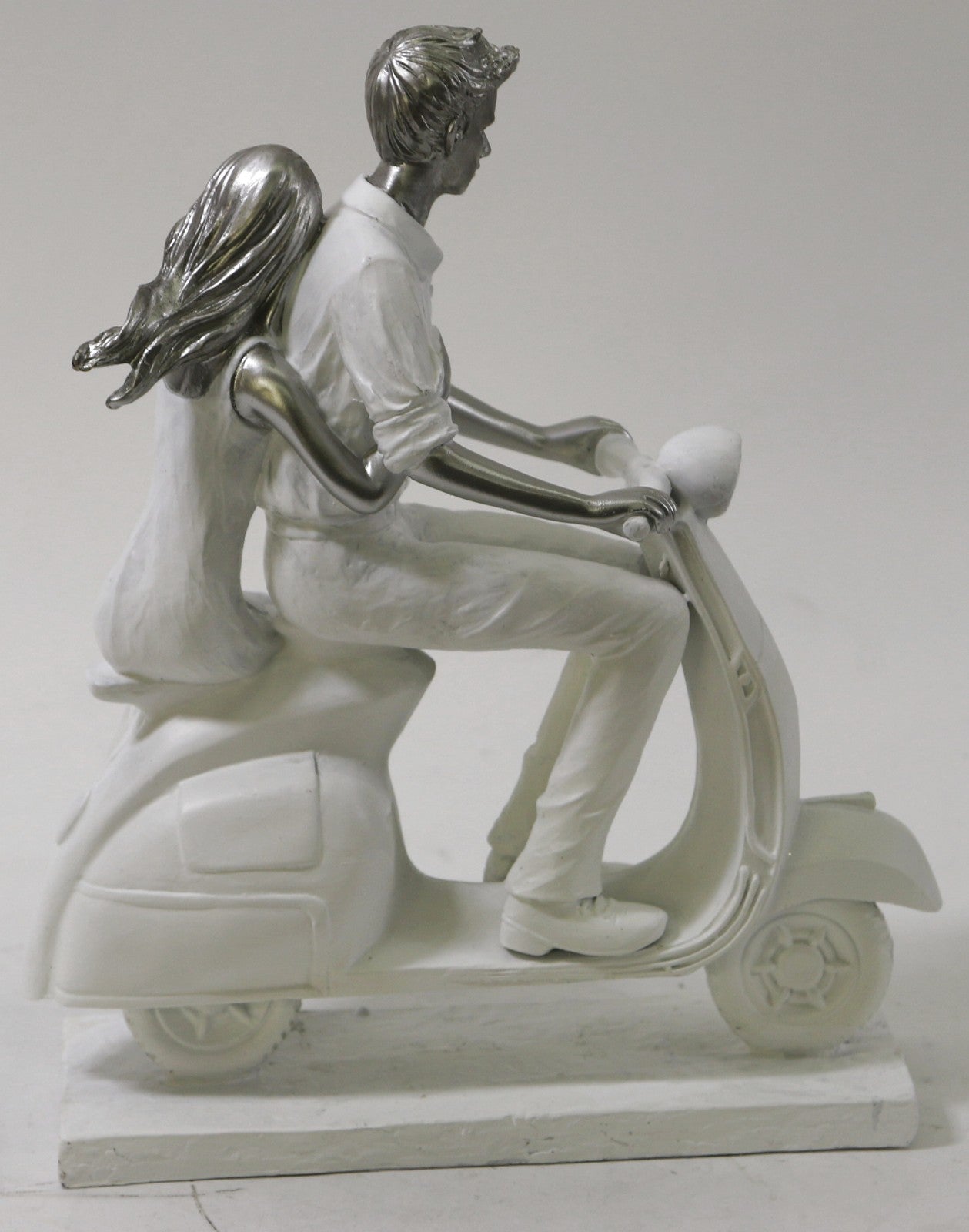 Scooter Romance! For the couple who still loves to play Sculpture Statue