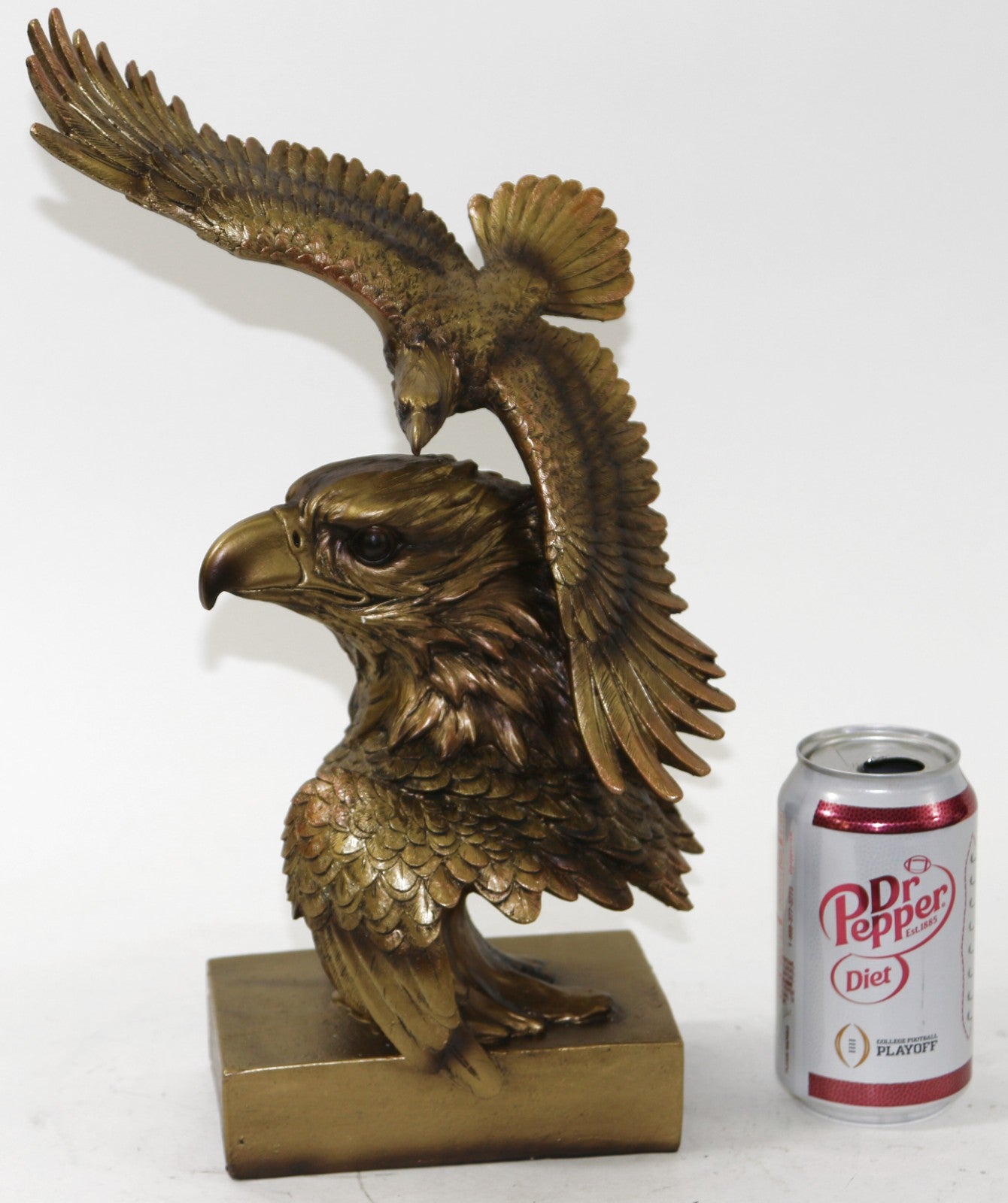 Victory`s Eagle in Flight Statue Bronze Finish Sculpture Masterpiece Figurine