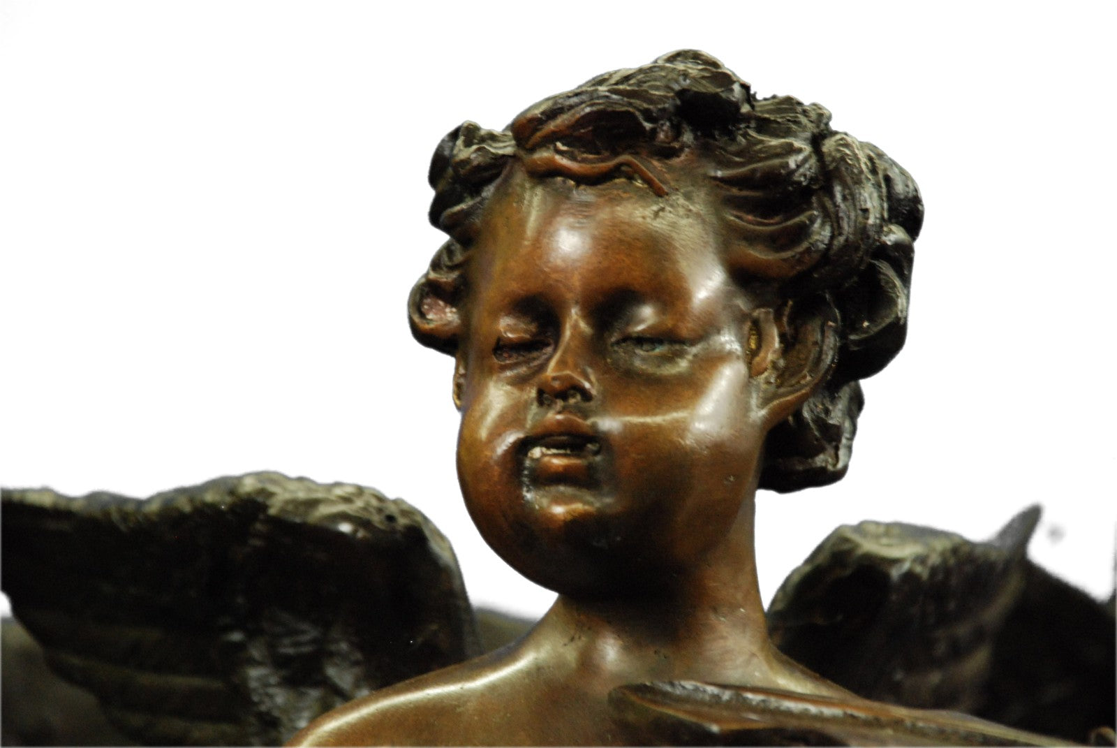 European Design The Three Splashing Putti Sculptural Outdoor Fountain Figurine