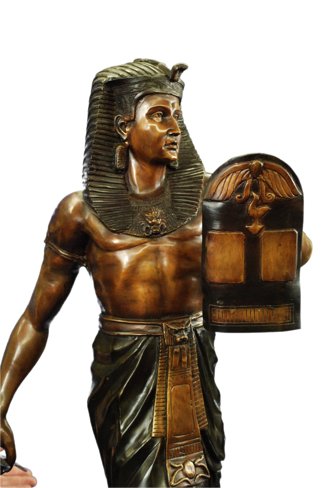 Handcrafted Cleopatra Queen of Egypt Egyptian Collectible Bronze Sculpture