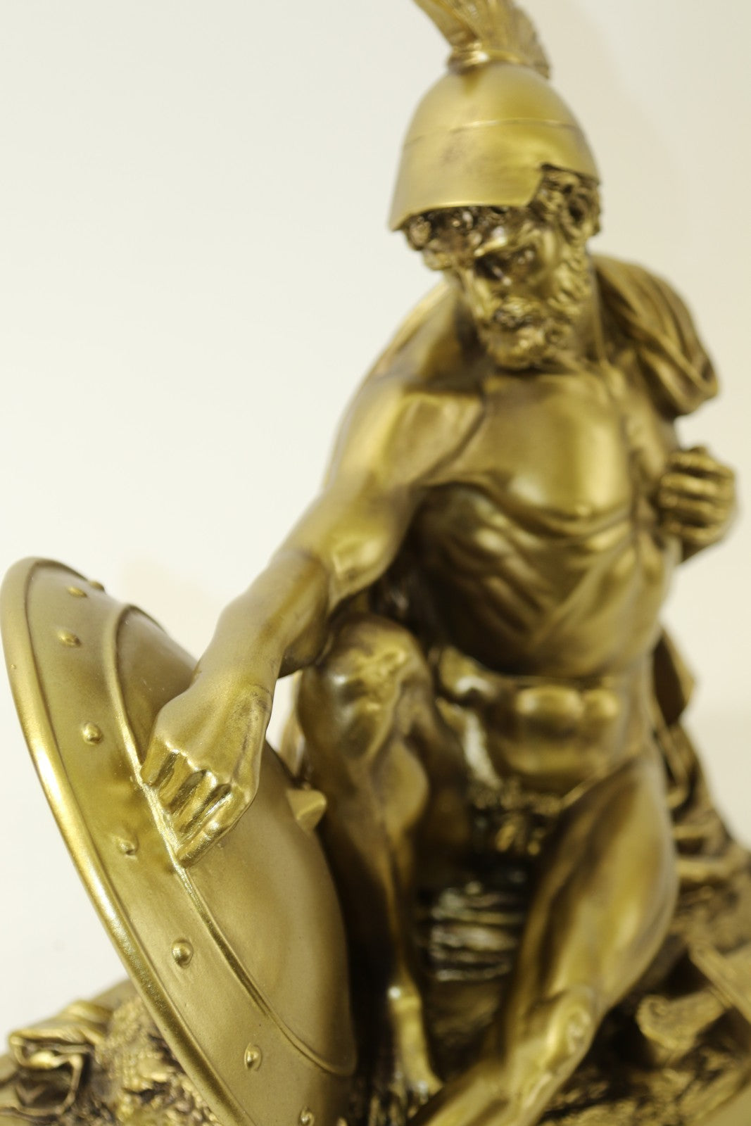 Sparta King Leonidas Statue Spartacus Resin Armor Knight Greek Knight Sculpture Roman Warrior