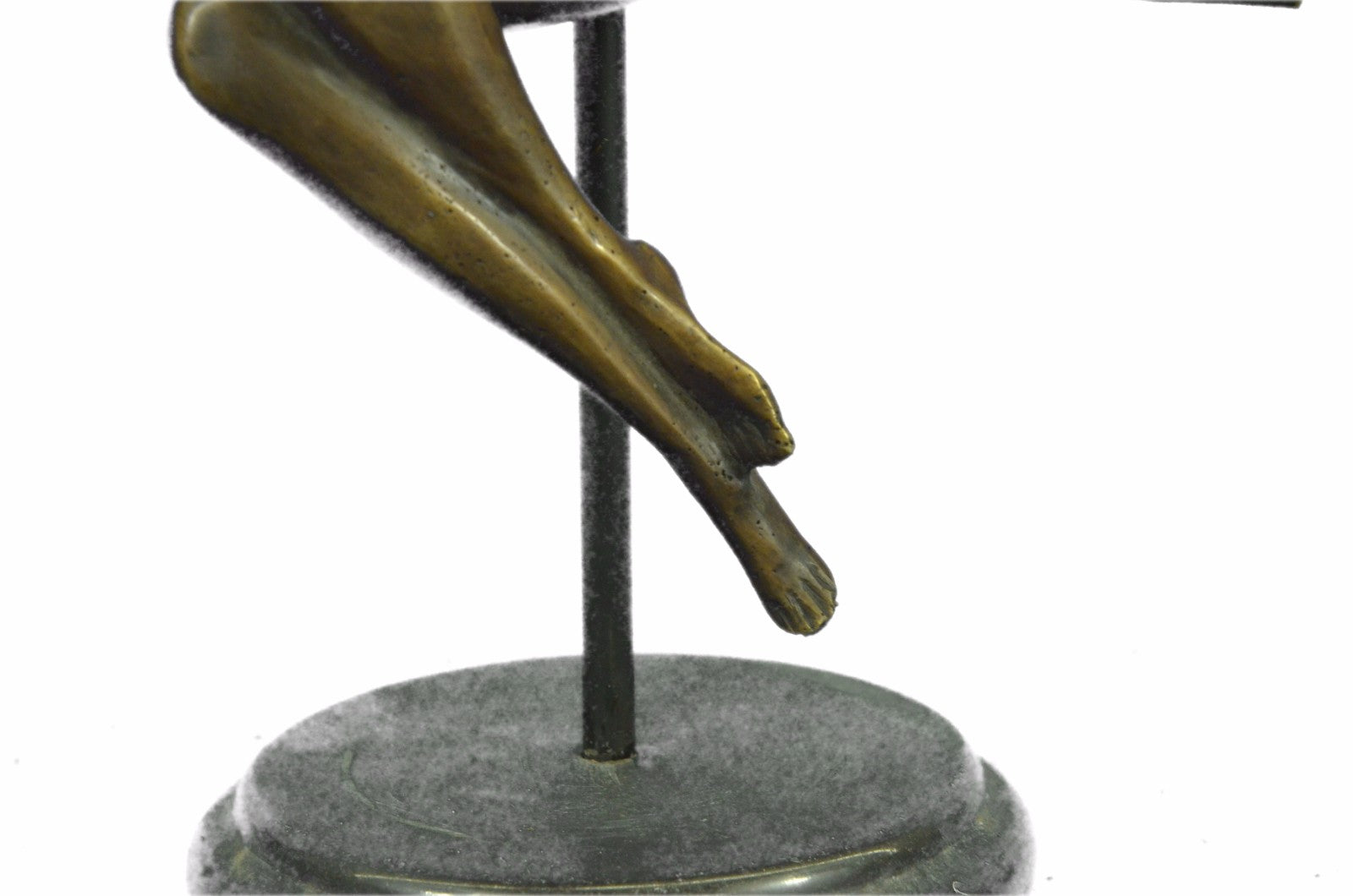 Hot Cast Semi Nude Female Woman Lady With Bird Bronze Sculpture Statue Figurine