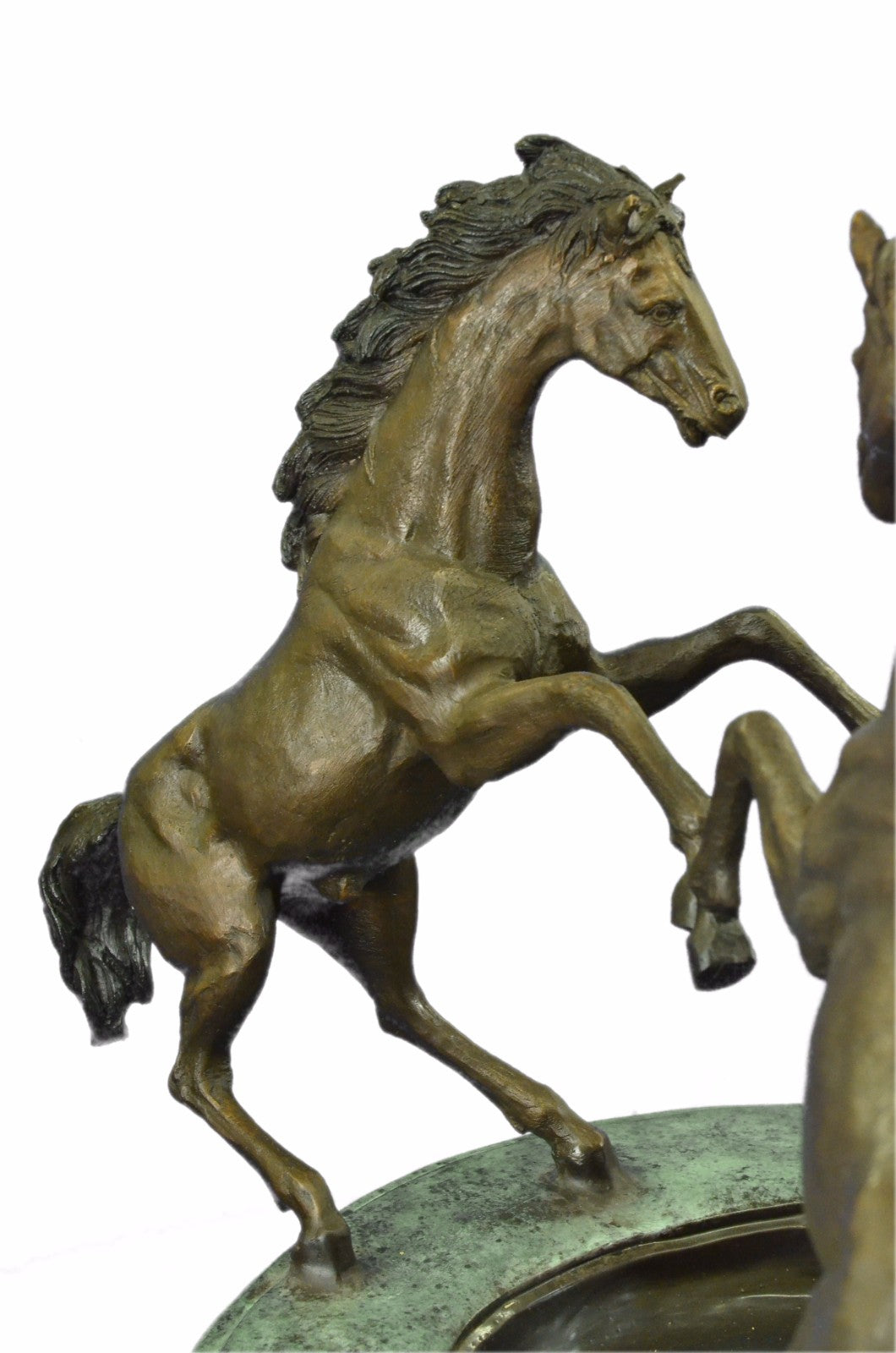 Handcrafted Extra Large Bronze Horse Fountain Waterfall – Indoor/Outdoor Sculpture for Sale