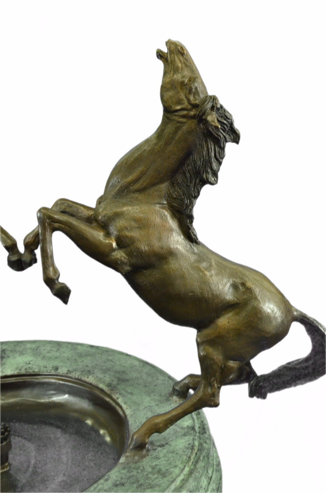 Handcrafted Extra Large Bronze Horse Fountain Waterfall – Indoor/Outdoor Sculpture for Sale