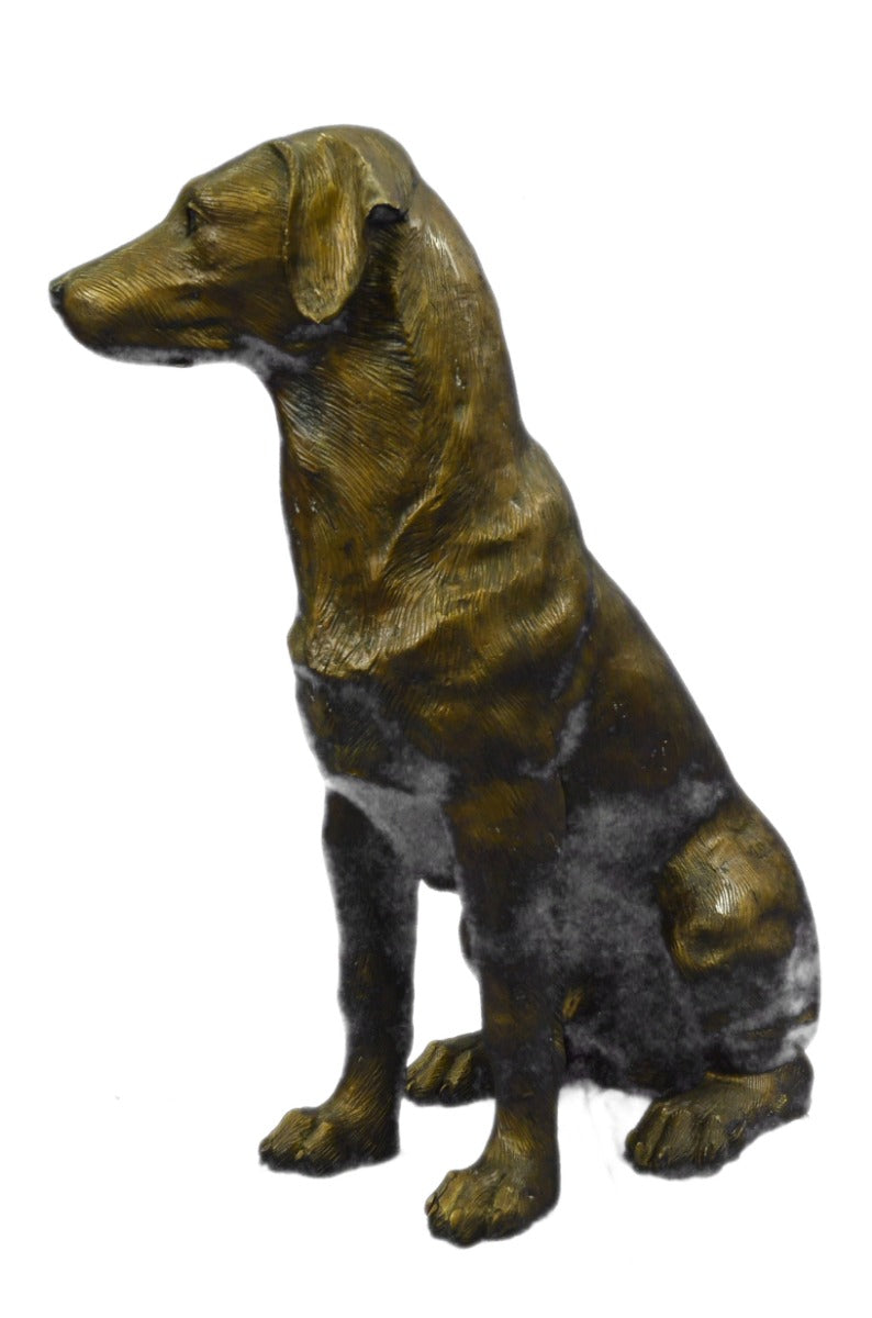 Life Size Garden Backyard Pool Decoration Labrador Retriver Bronze Sculpture