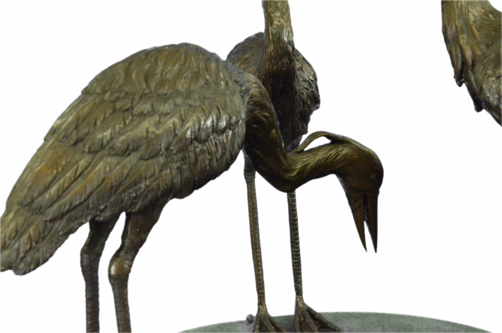 BRONZE Herons FOUNTAIN STATUE GARDEN ART CAST BRONZE Brand New- Sculpture