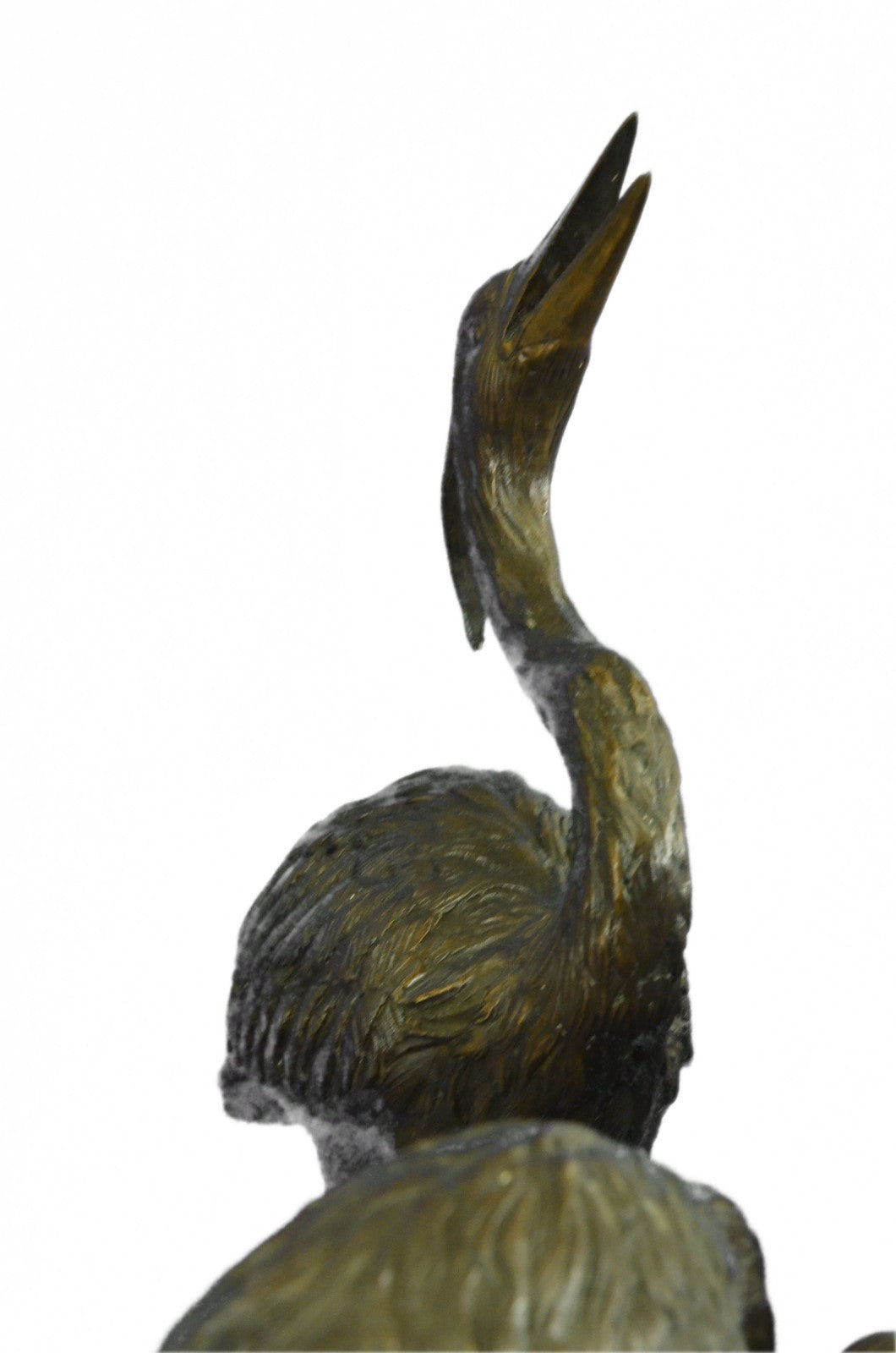 BRONZE Herons FOUNTAIN STATUE GARDEN ART CAST BRONZE Brand New- Sculpture