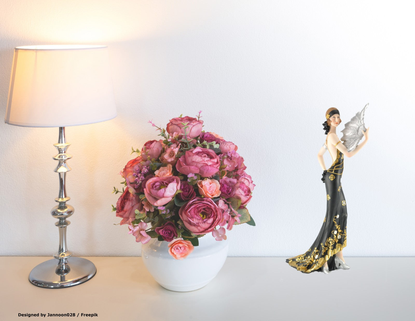 Art Deco/Nouveau Sexy Goddess Polyresin Sculpture Home Decoration Decor Statue