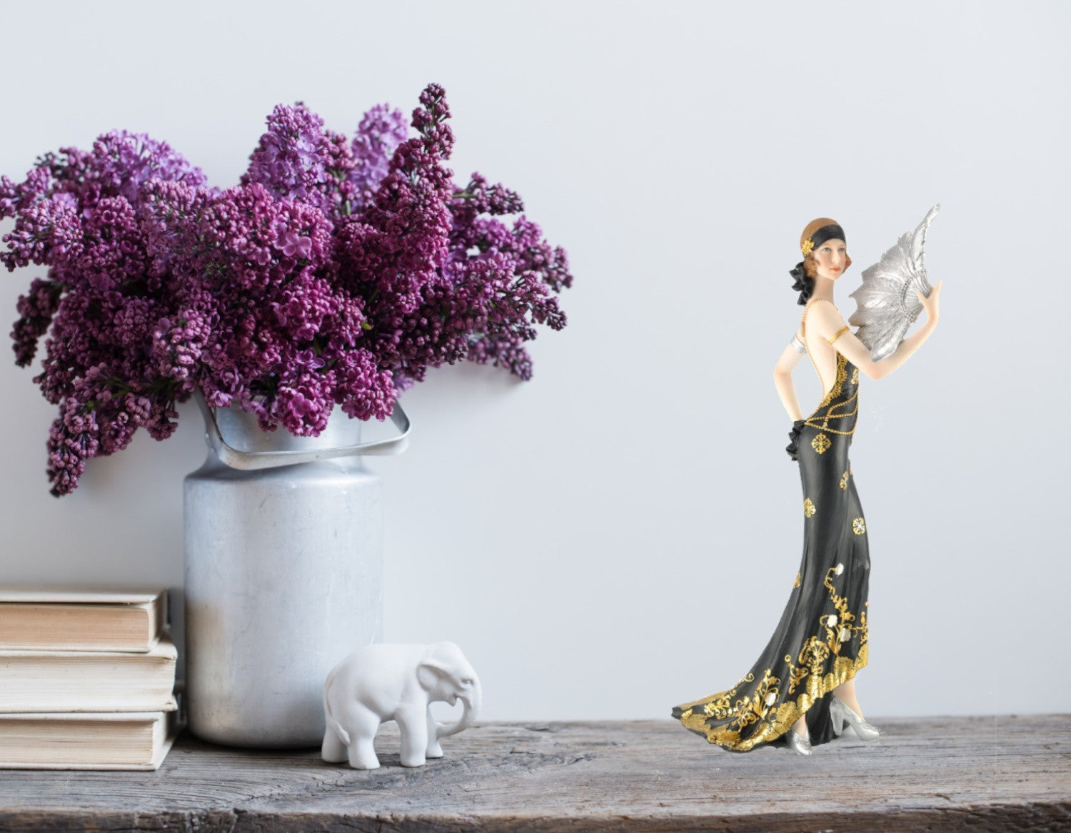 Art Deco/Nouveau Sexy Goddess Polyresin Sculpture Home Decoration Decor Statue