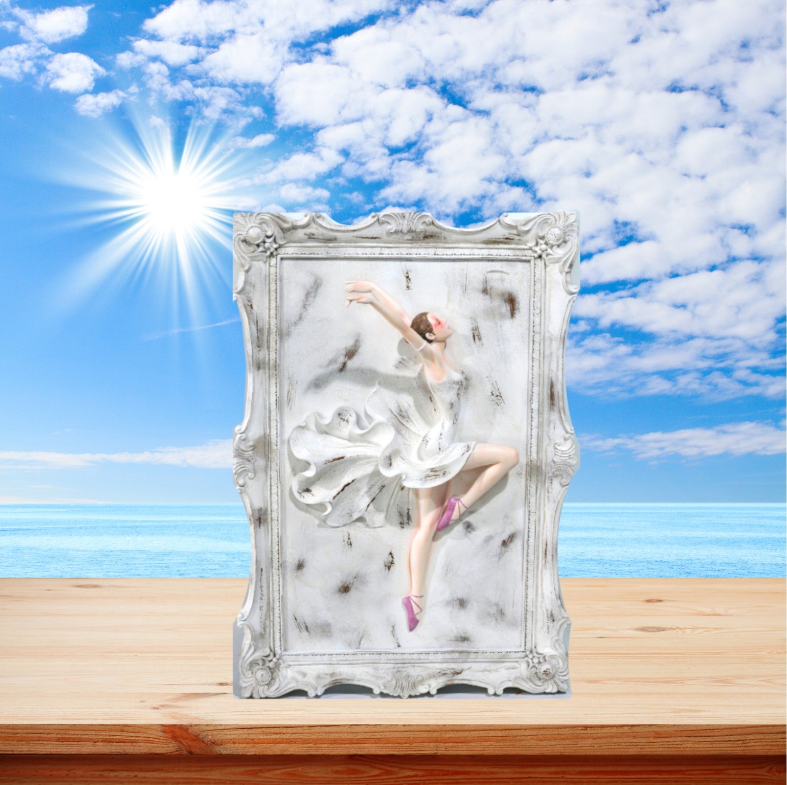 Sculpture of Classical Ballerina is a Limited Collector Edition Artwork Statue